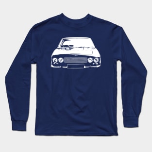 Jensen Interceptor 1960s British classic car monoblock white Long Sleeve T-Shirt